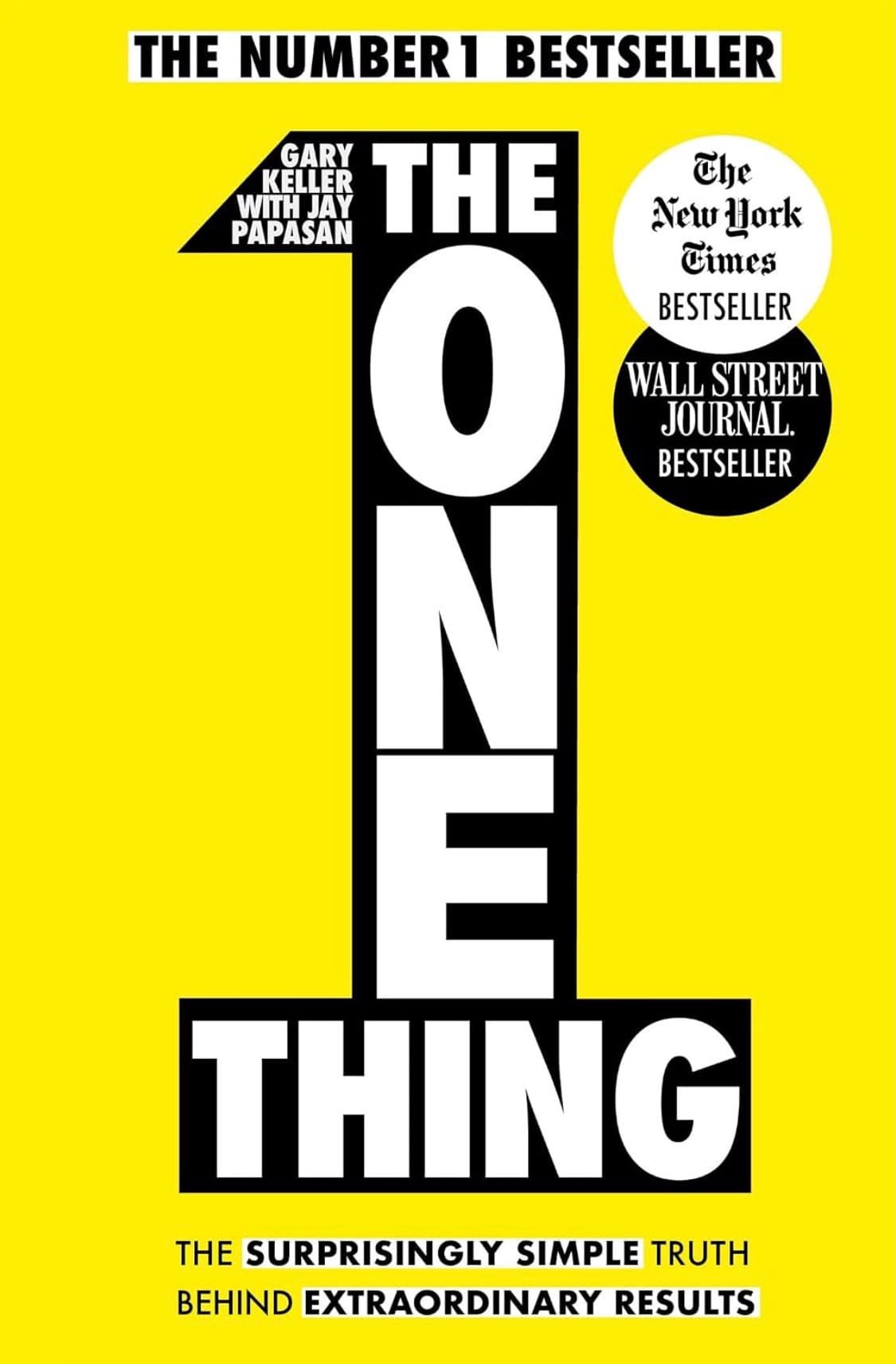 THE ONE THING book cover
